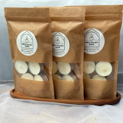 Tealight sojowy bezzapachowy