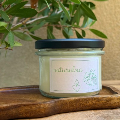 Świeca Basic Naturalna