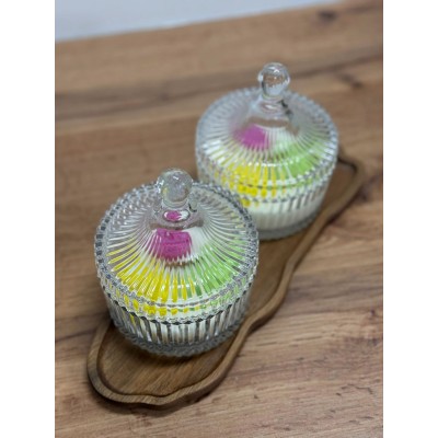 Świeca Alleluja w krysztale