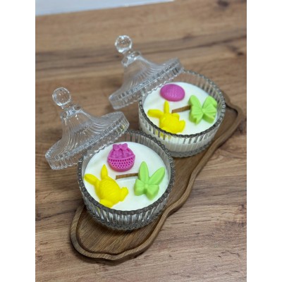 Świeca Alleluja w krysztale